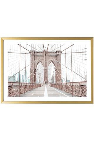 Brooklyn Print - Brooklyn Art Print - Brooklyn Bridge #1