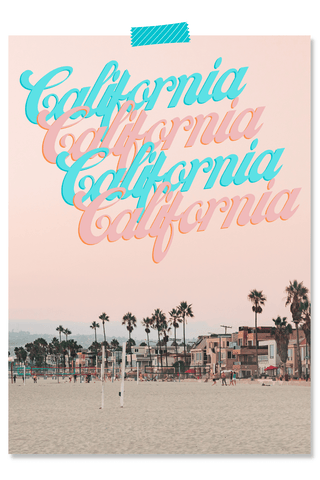 Dorm Prints - Dorm Room Poster Print - California Beach