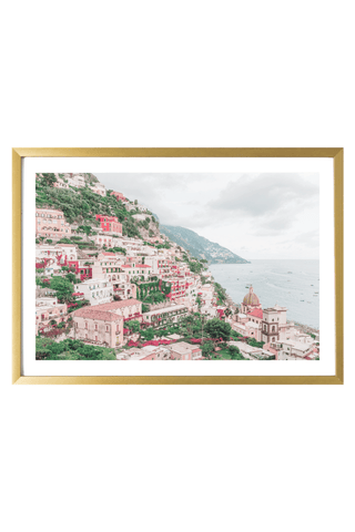 Italy Print - Positano Art Print - A View of Positano