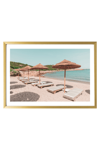 Italy Print - Sardinia Art Print - Secluded Beach