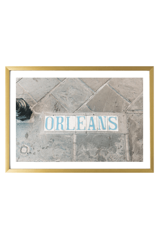 New Orleans Print - New Orleans Art Print - Orleans St.