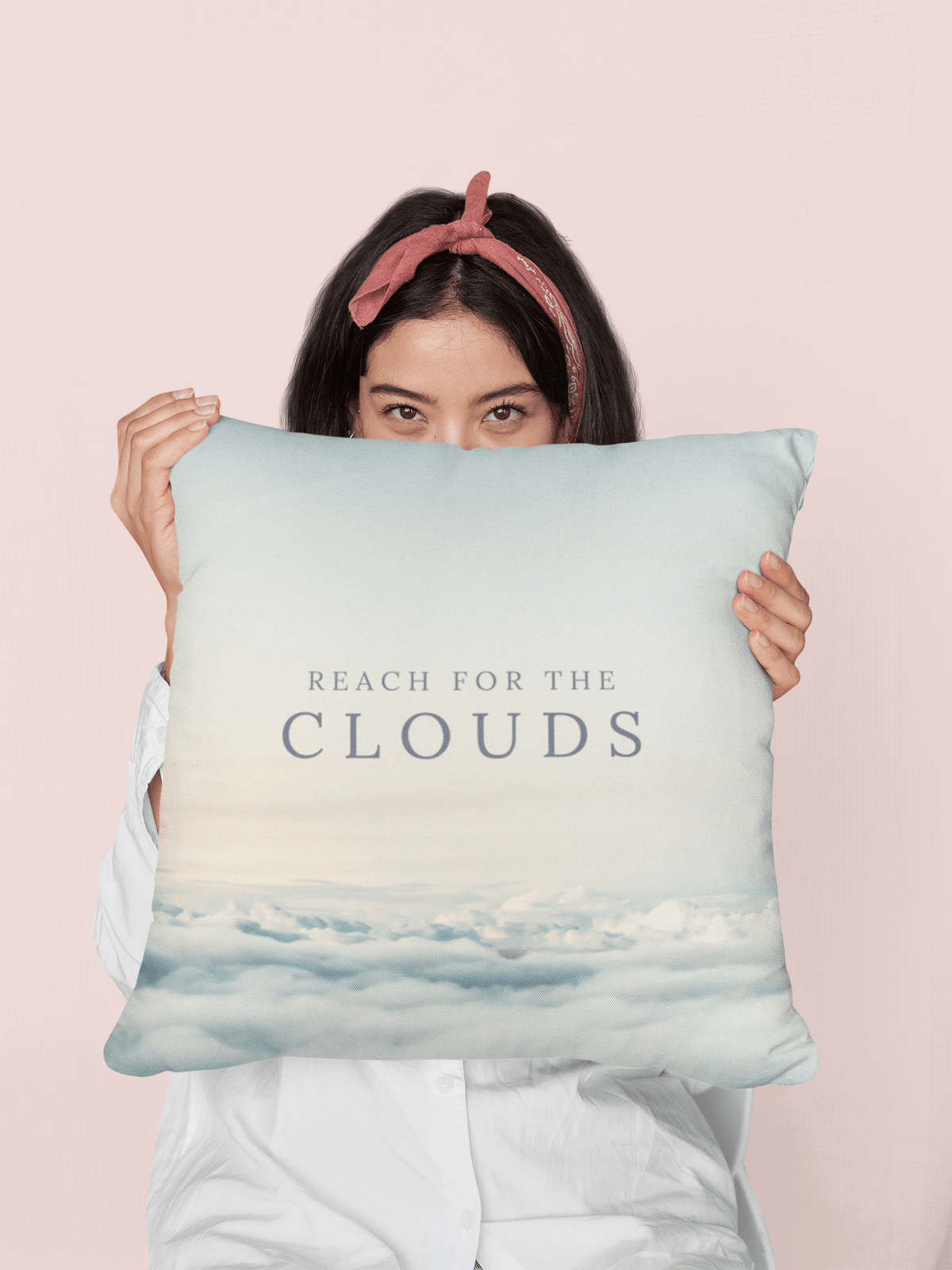 Pillows - Dorm Room Pillow - Blue Clouds