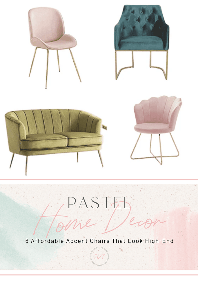 6 Affordable Pastel Accent Chairs That Look High-End