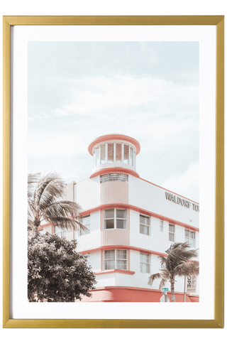 Miami Art Print - Waldorf Towers 527 Photo