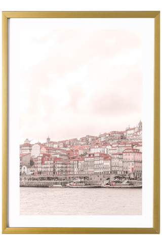 Porto Art Print - Village by the Sea #1 527 Photo