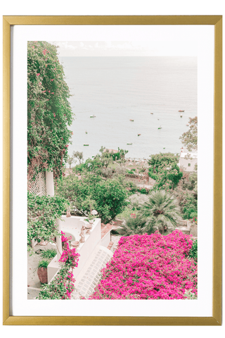 Positano Art Print - Flowers 527 Photo