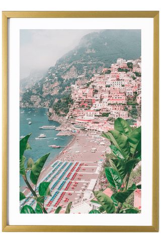 Positano Art Print - Italian Beach 527 Photo
