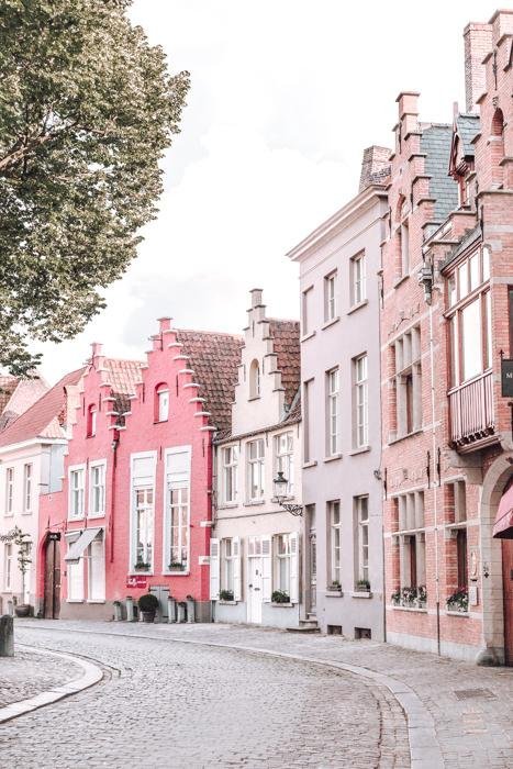 Belgium Print - Bruges Art Print - Colorful Streets