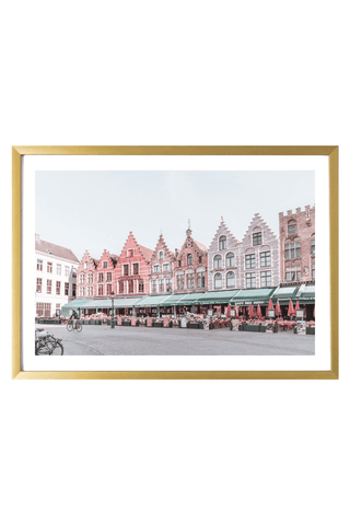 Belgium Print - Bruges Art Print - Old Town