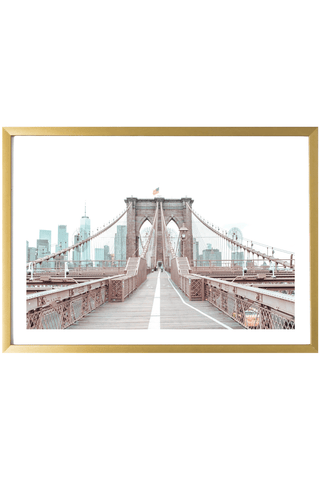 Brooklyn Print - Brooklyn Art Print - Brooklyn Bridge #2