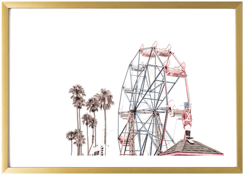 California Print - Newport Beach Art Print - Carousel