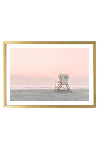 California Print - San Diego Art Print - Lifeguard 10 #1