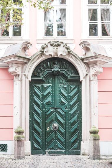 Czech Print - Prague Art Print - Green Door