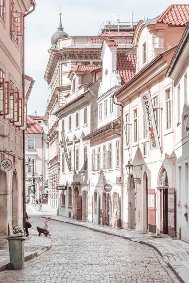 Czech Print - Prague Art Print - Mala Strana Streets