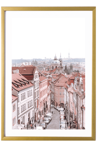 Czech Print - Prague Art Print - View of Mala Strana