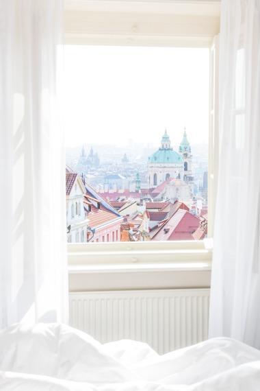 Czech Print - Prague Art Print - Window View