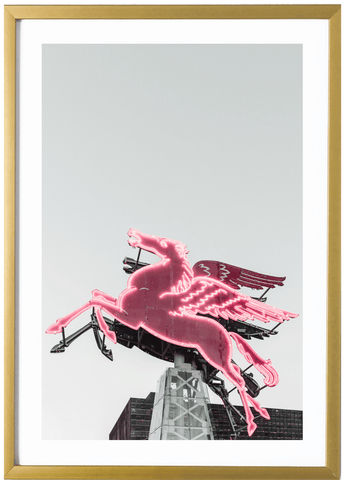 Dallas Print - Dallas Art Print - Pink Pegasus