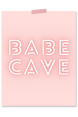 Dorm Prints - Dorm Room Poster Print - Babe Cave