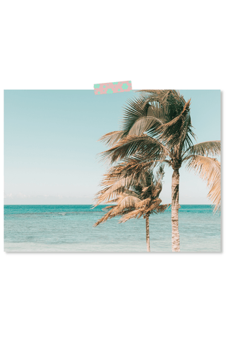 Dorm Prints - Dorm Room Poster Print - Beach Palm Trees