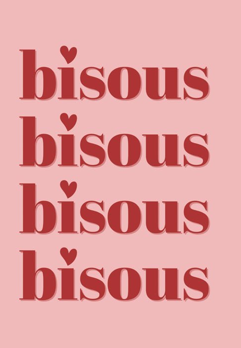 Dorm Prints - Dorm Room Poster Print - Bisous