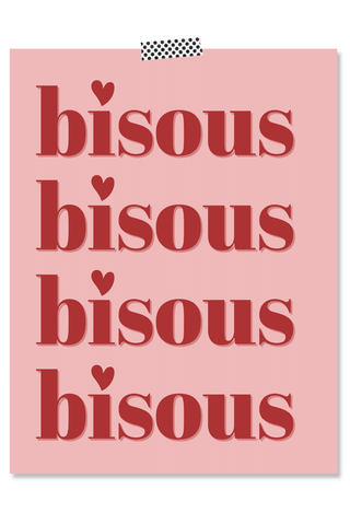 Dorm Prints - Dorm Room Poster Print - Bisous