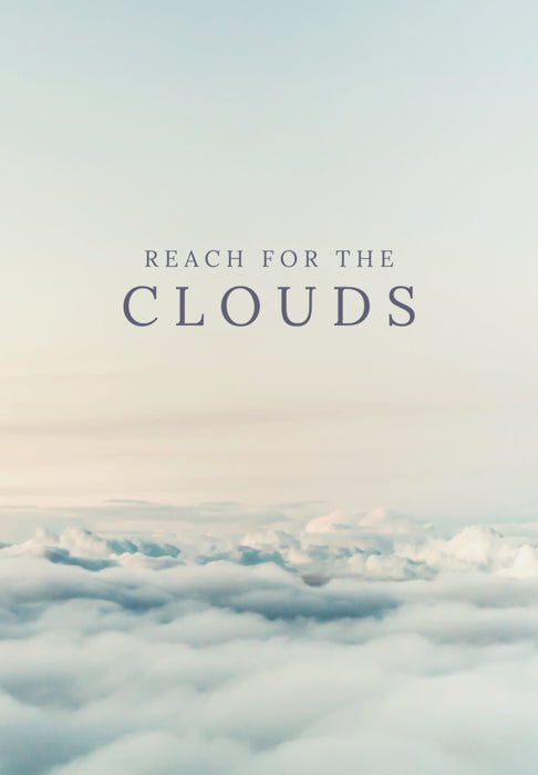 Dorm Prints - Dorm Room Poster Print - Blue Clouds