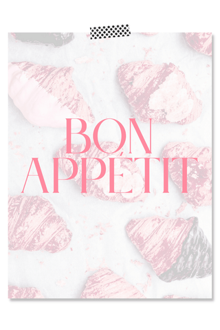 Dorm Prints - Dorm Room Poster Print - Bon Appetit