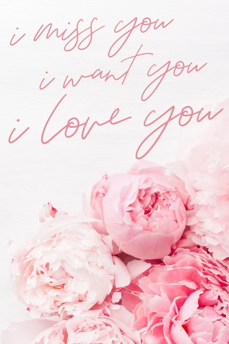 Dorm Prints - Dorm Room Poster Print - I Love You