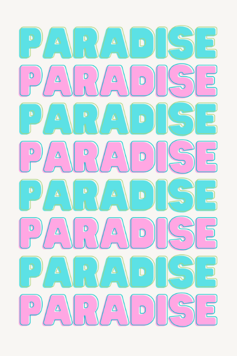 Dorm Prints - Dorm Room Poster Print - Paradise