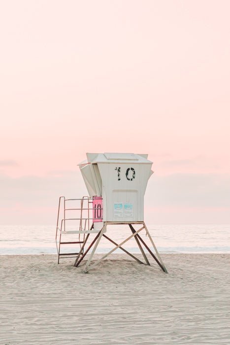 Dorm Prints - Dorm Room Poster Print - Pink Beach Sunset