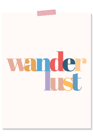 Dorm Prints - Dorm Room Poster Print - Wanderlust