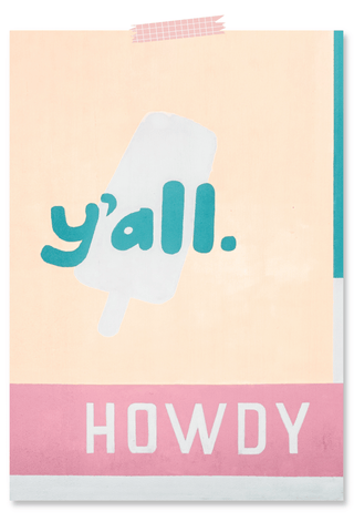 Dorm Prints - Dorm Room Poster Print - Y'all Howdy