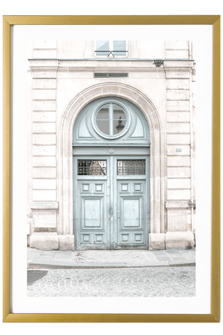 France Print - Paris Art Print - Blue Door