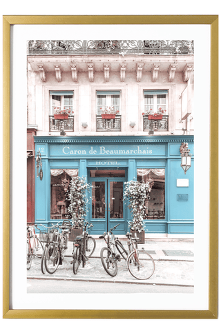 France Print - Paris Art Print - Blue Hotel