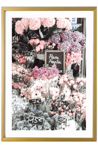 France Print - Paris Art Print - Flowers #2