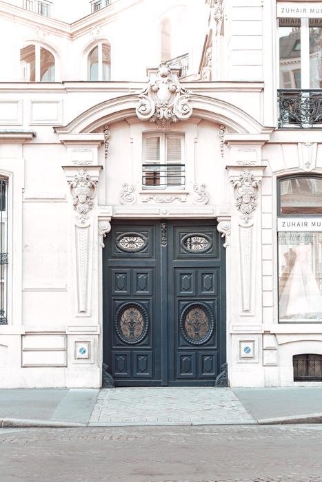 France Print - Paris Art Print - Parisian Blue Door