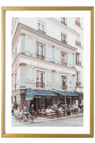 France Print - Paris Art Print - Parisian Cafe