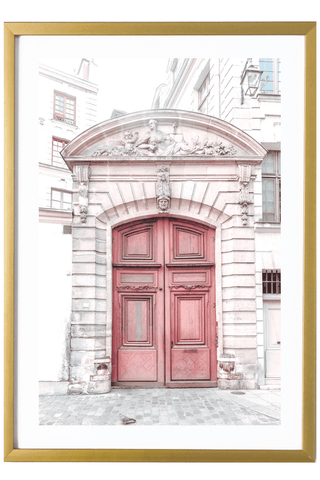 France Print - Paris Art Print - Pink Door