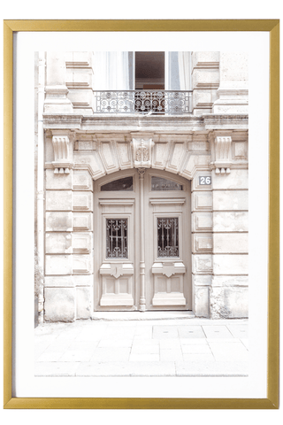 France Print - Paris Art Print - Purple Door #1