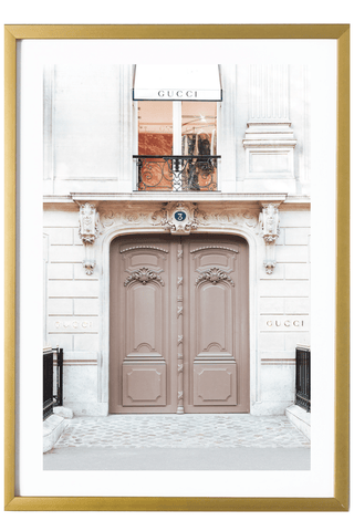 France Print - Paris Art Print - Purple Door #2