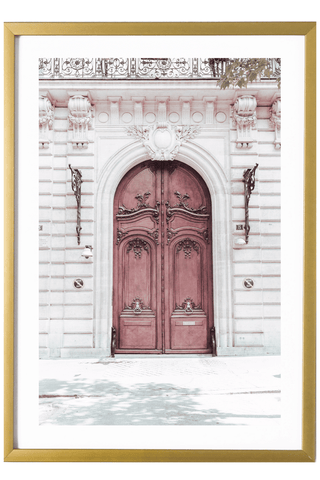 France Print - Paris Art Print - Red Door