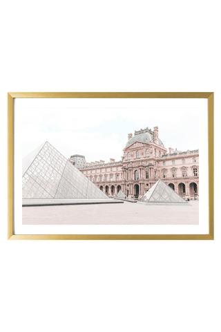 France Print - Paris Art Print - The Louvre #1