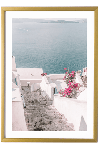 Greece Print - Santorini Art Print - Aegean