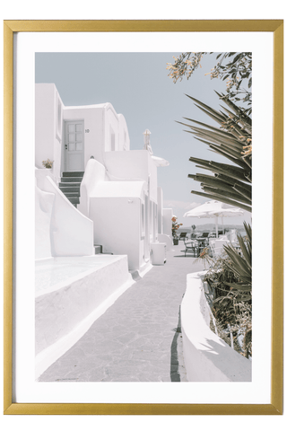 Greece Print - Santorini Art Print - Armeni Village