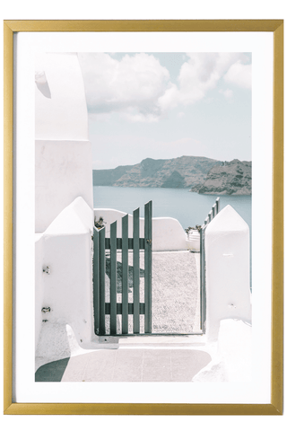 Greece Print - Santorini Art Print - Green Gate
