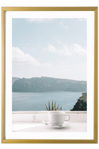 Greece Print - Santorini Art Print - Morning View