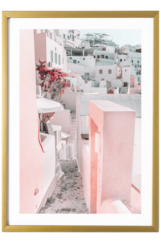 Greece Print - Santorini Art Print - Oia Village #1