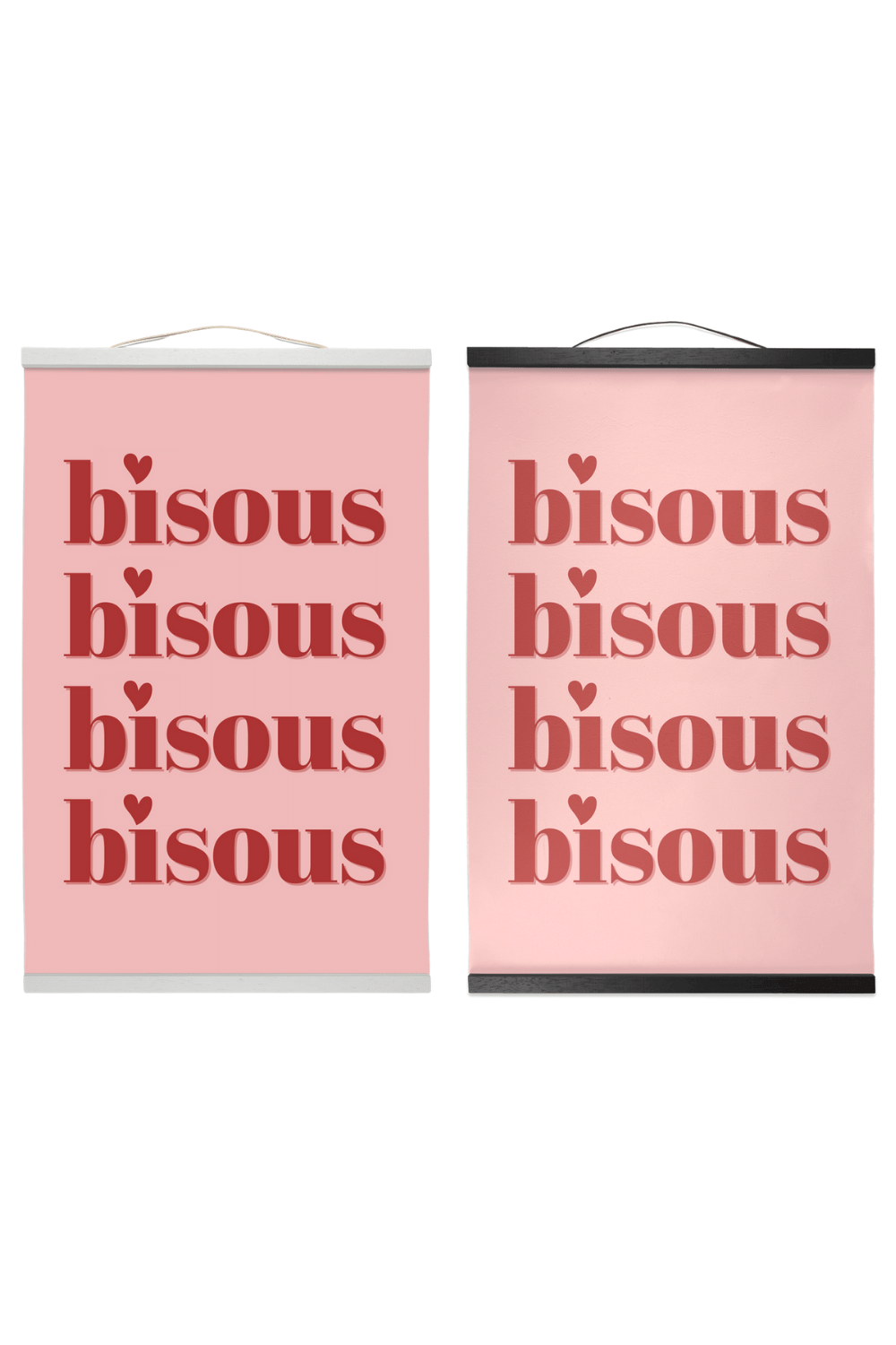 Hanging Canvas - Dorm Room Hanging Canvas - Bisous