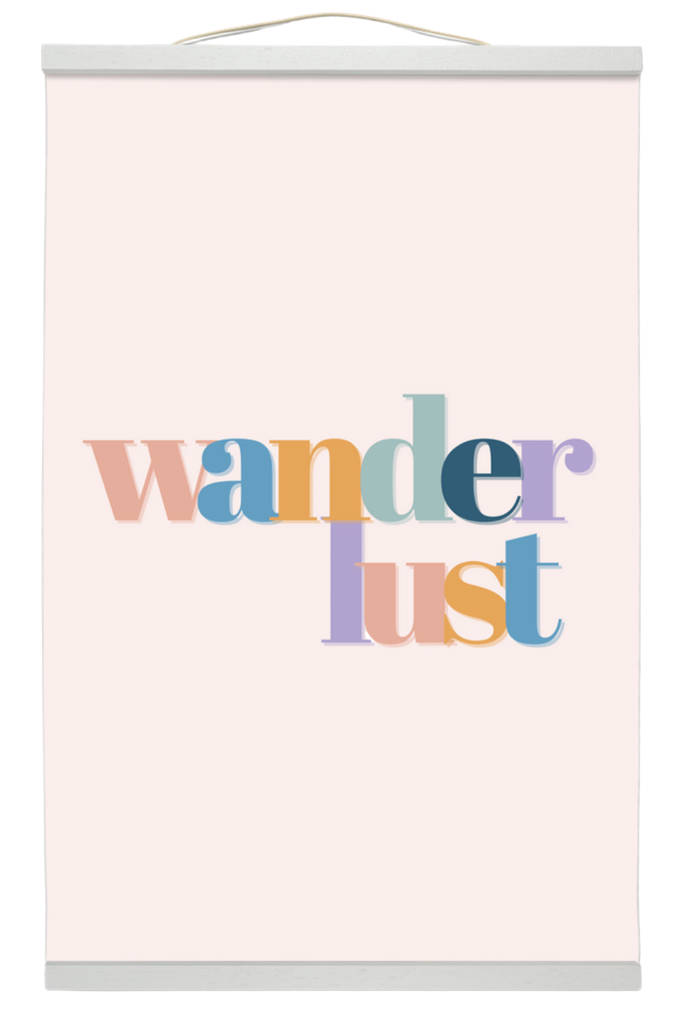 Hanging Canvas - Dorm Room Hanging Canvas - Wanderlust