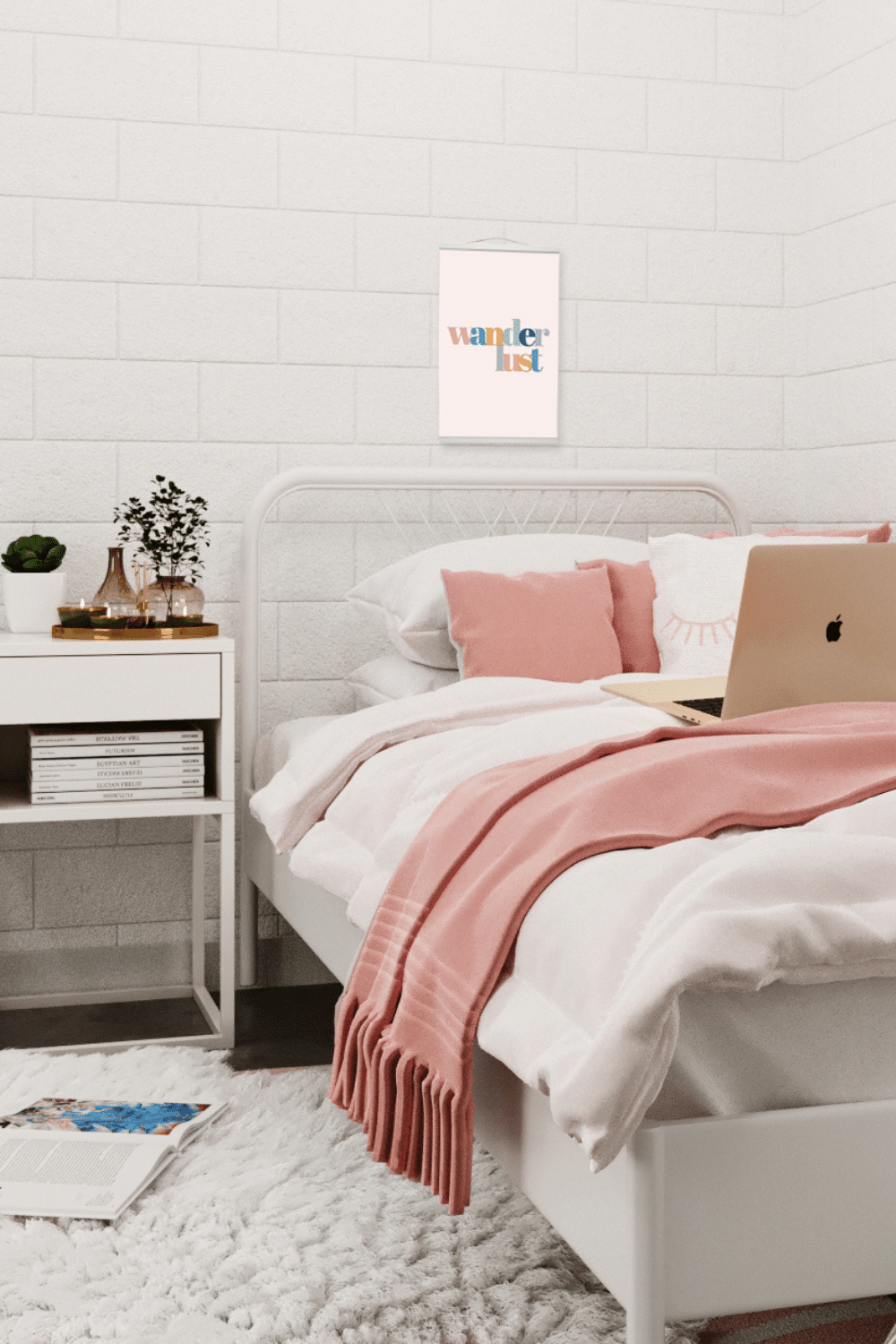 Hanging Canvas - Dorm Room Hanging Canvas - Wanderlust